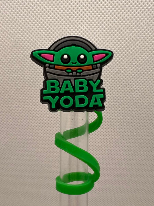 Baby Yoda Silicone Straw Topper 10mm