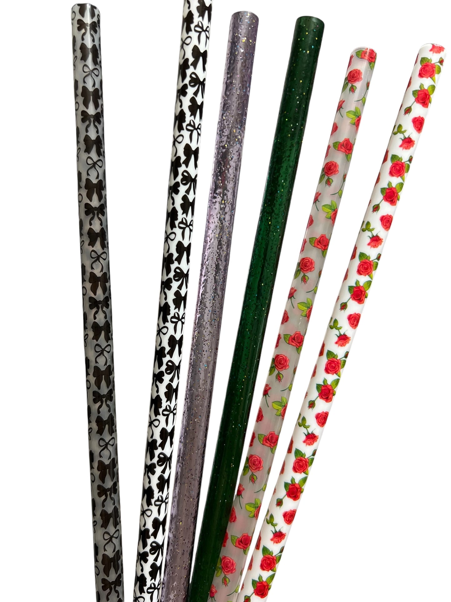 Bows & Roses 6-pack SET Straws (40oz Tumbler)