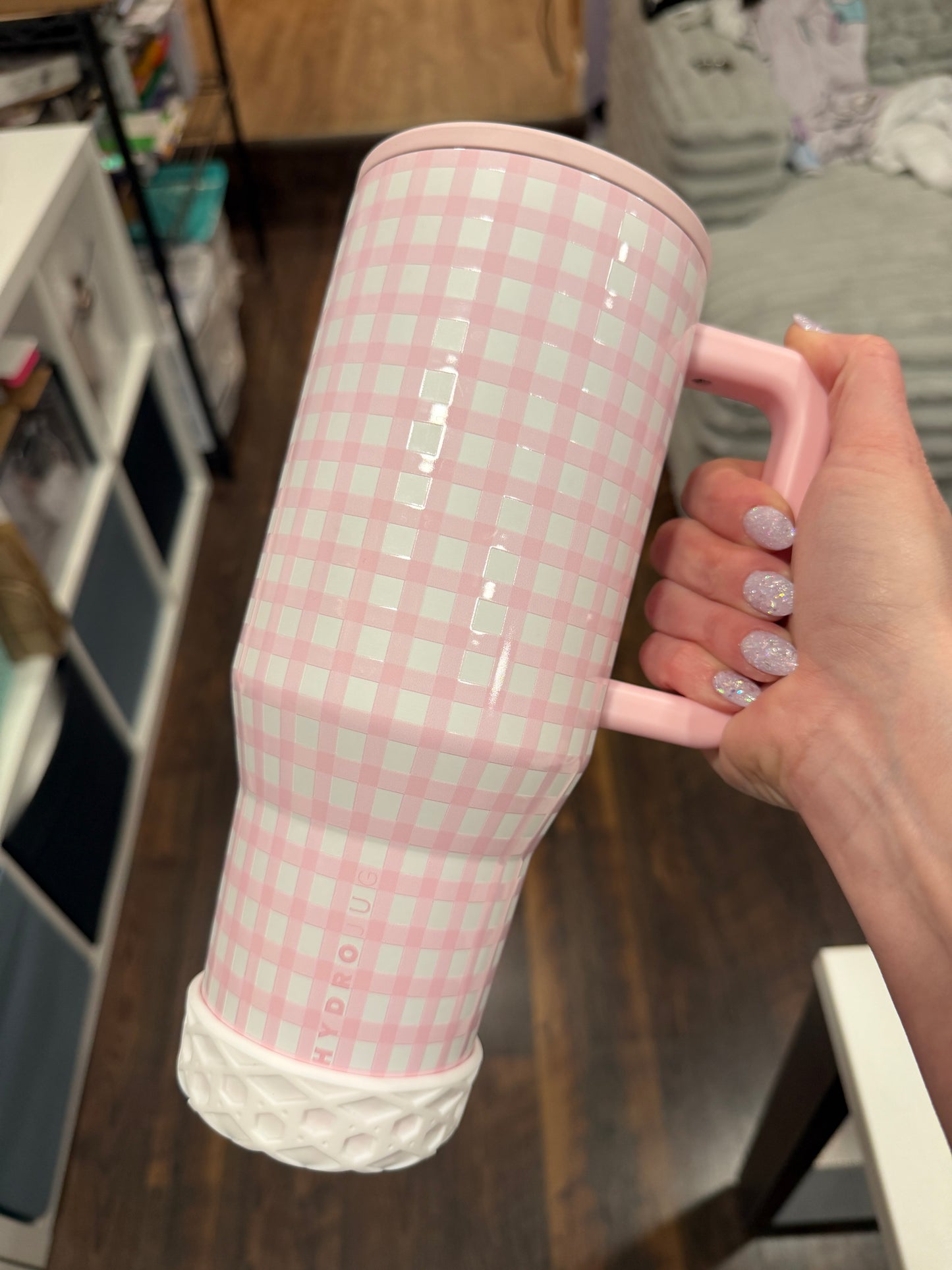 White Shorty Waffle 3" - Silicone Tumbler Boot