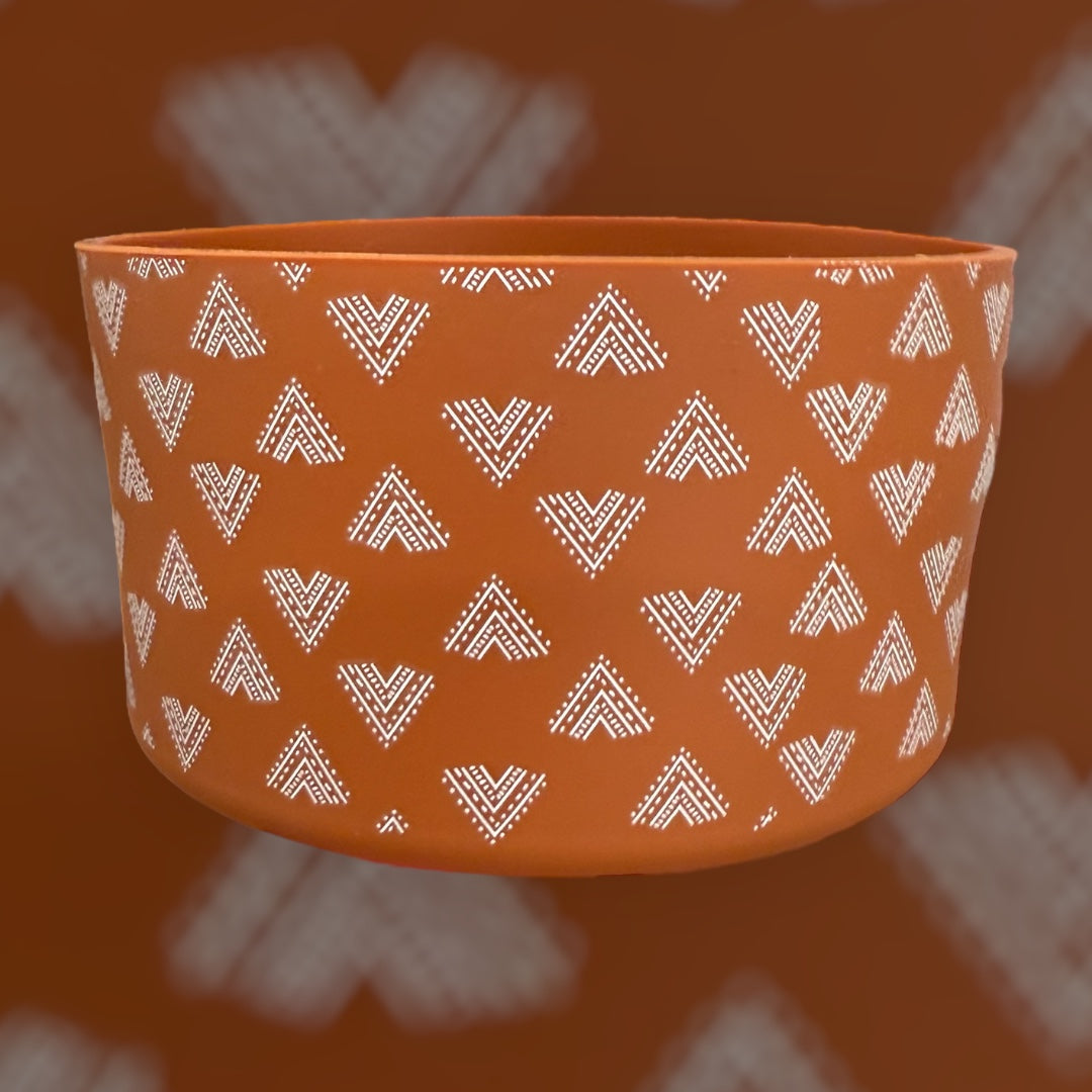 Boho Triangles - Silicone Tumbler Boot