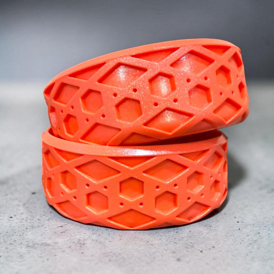 Tangerine Dream SHIMMER Shorty Waffle - Silicone Tumbler Boot