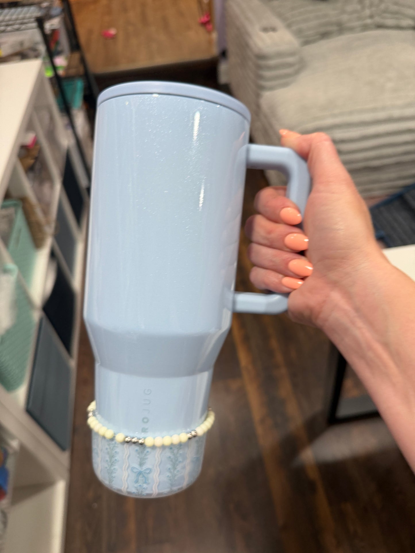 Forget Me Knot Bows CLEAR - 3D Silicone Tumbler Boot