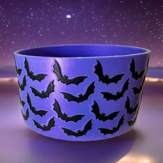 Its Frickin Bats Purple 3D Silicone Tumbler Boot