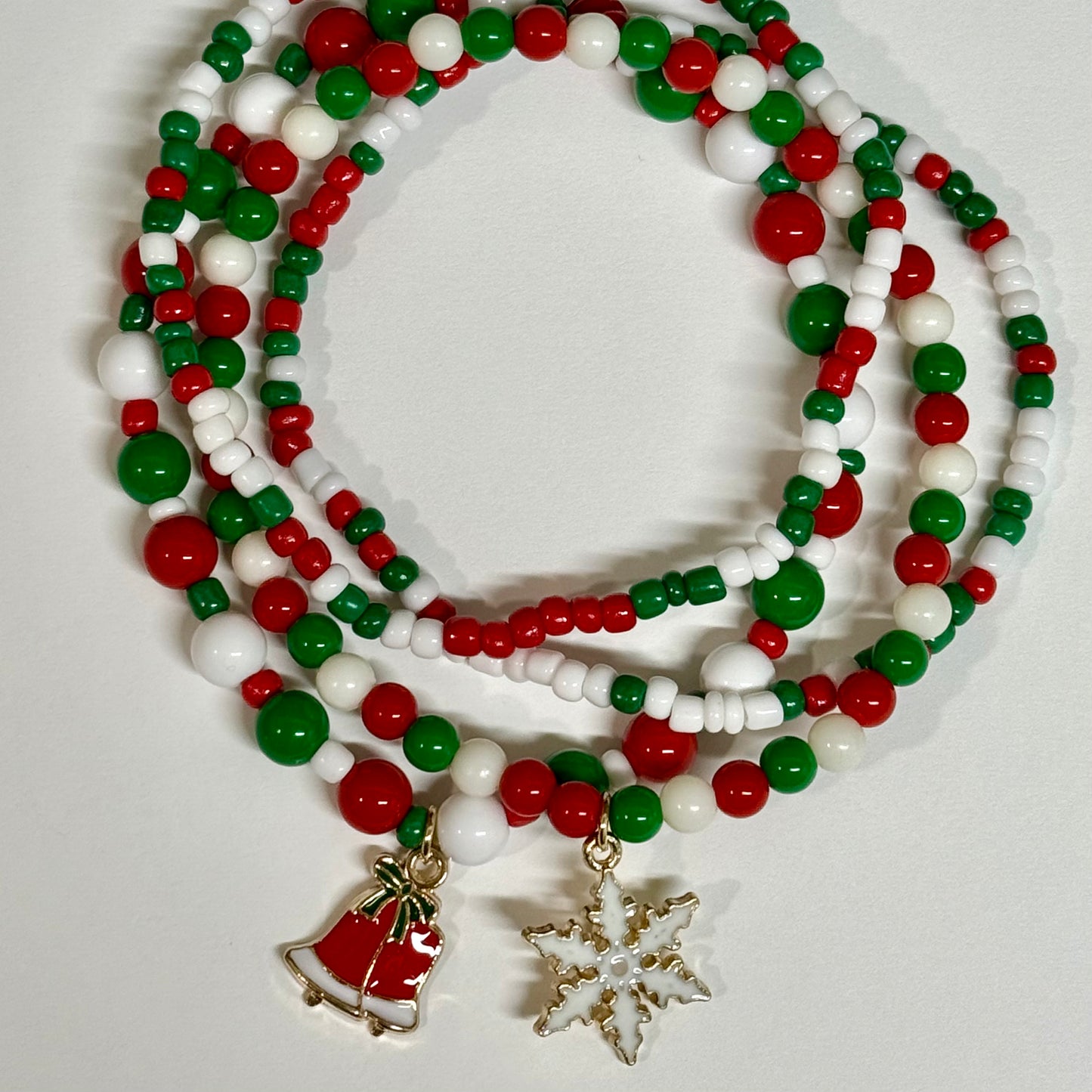 Holiday Snowflake  - Tumbler Bracelet Stacks
