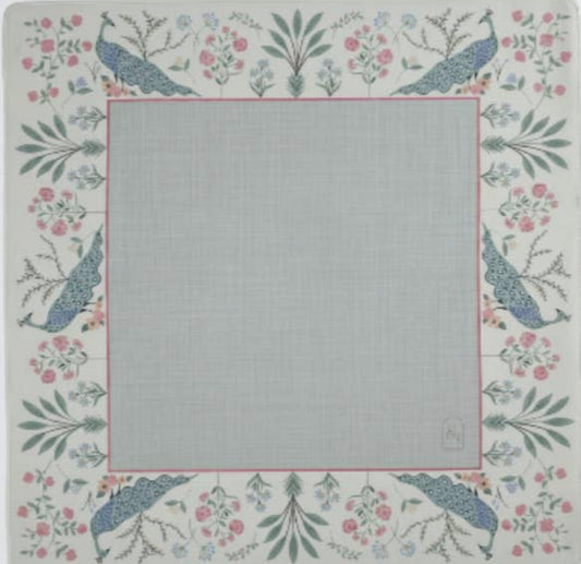 Mahjong Mat- Peacock Garden