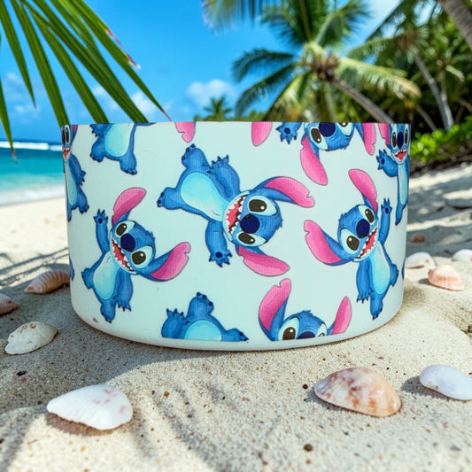 Wild One BLUE Silicone Tumbler Boot