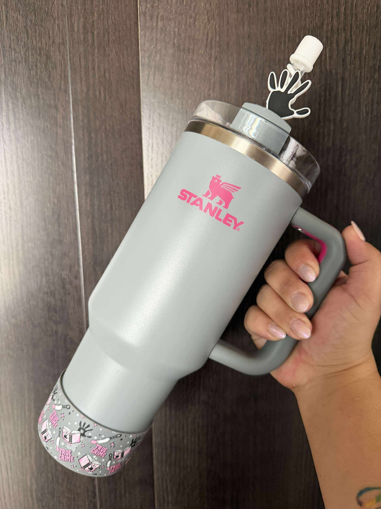True Crime Grey - 3D Silicone Tumbler Boot