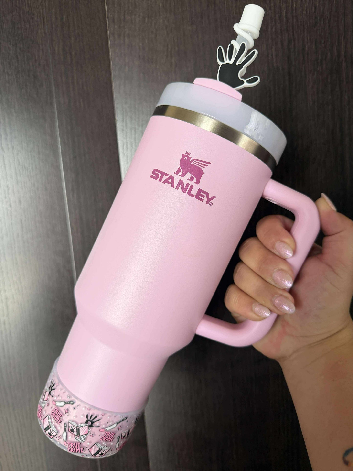 True Crime Clear - 3D Silicone Tumbler Boot