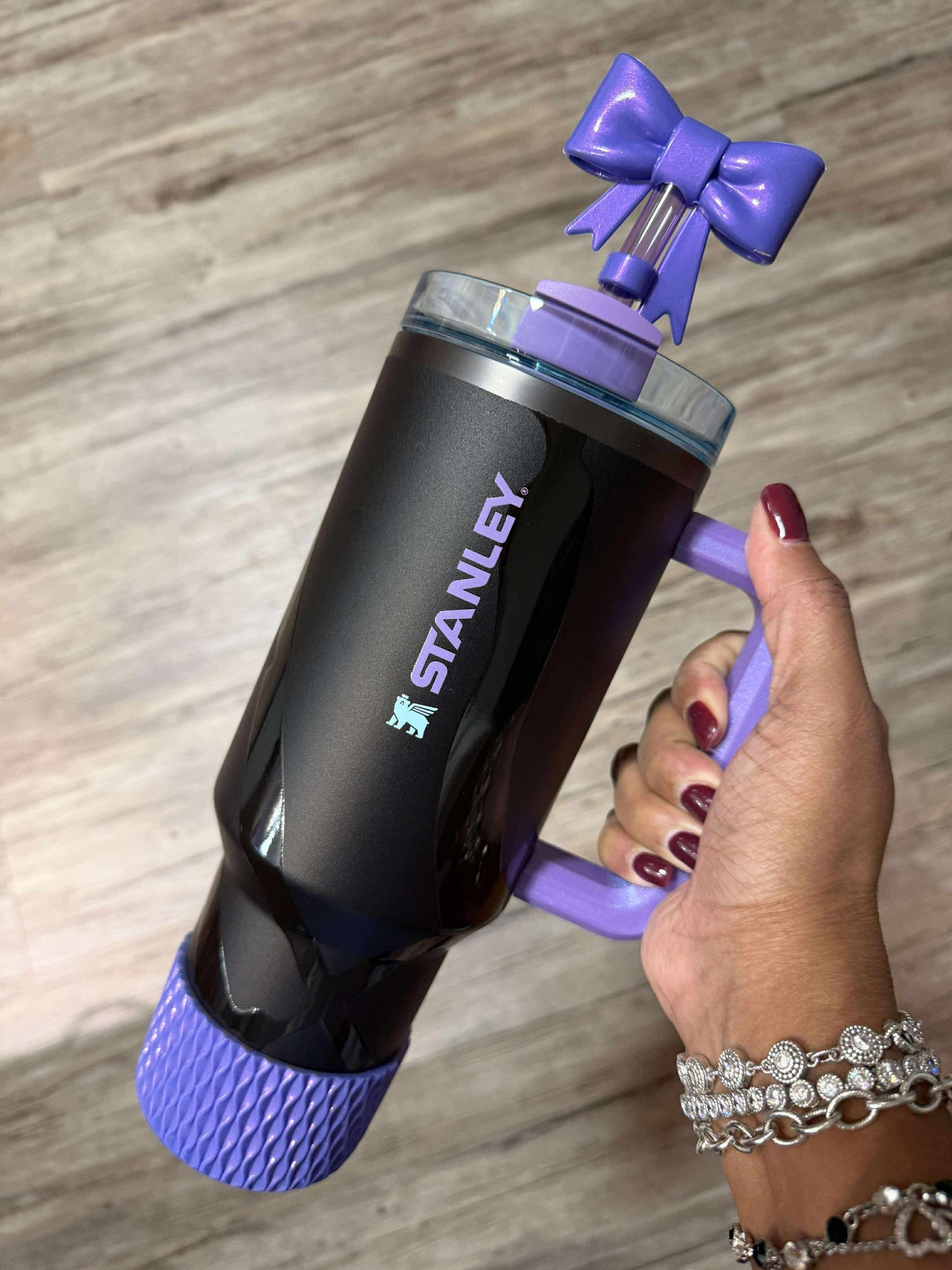Purple Metallic - WAVES Silicone Tumbler Boot