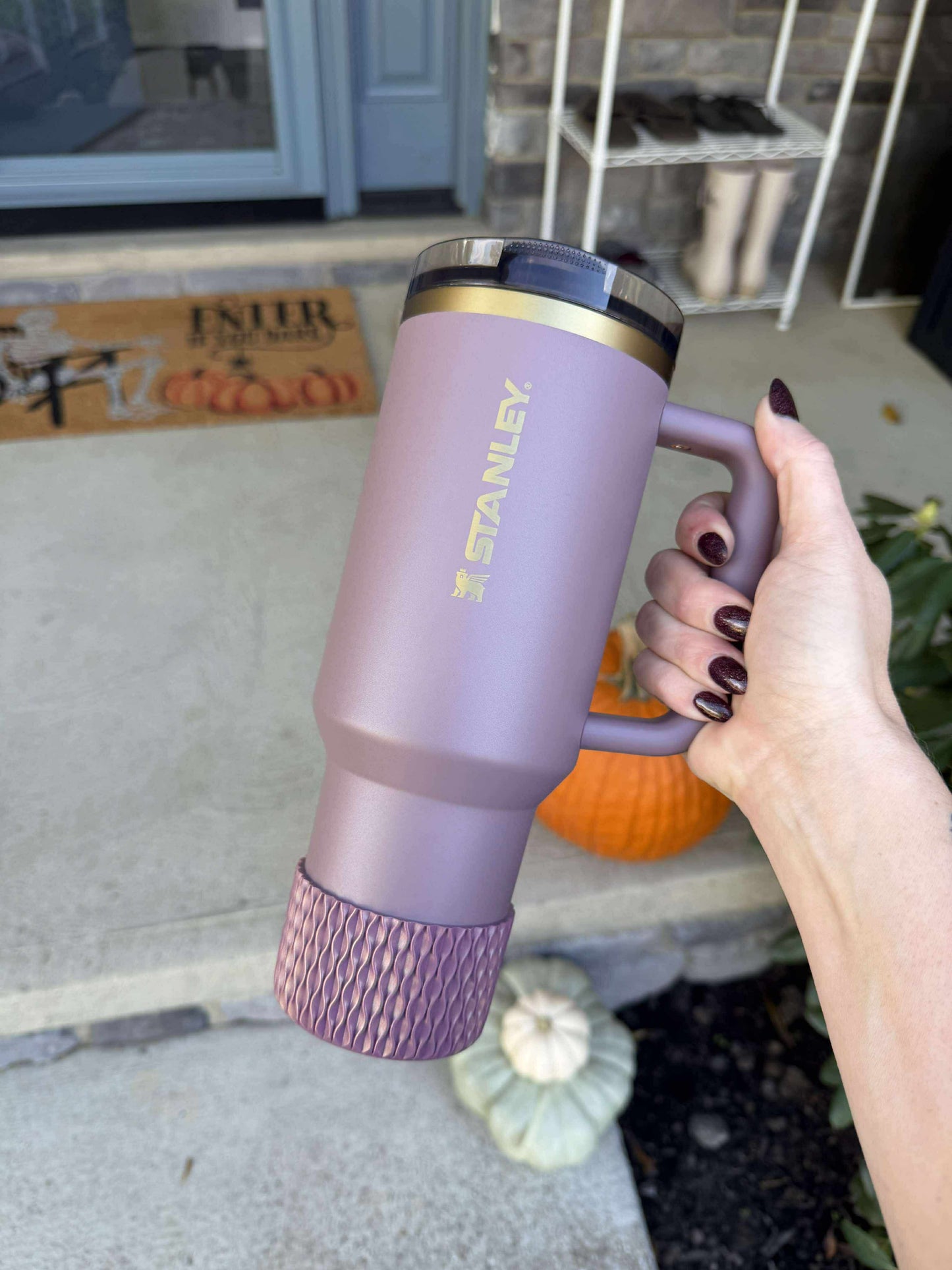 Mauve Metallic - WAVES Silicone Tumbler Boot