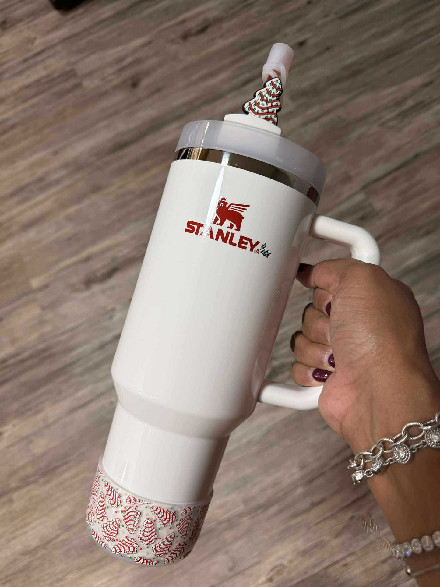 Christmas Tree Cakes Clear - 3D Silicone Tumbler Boot