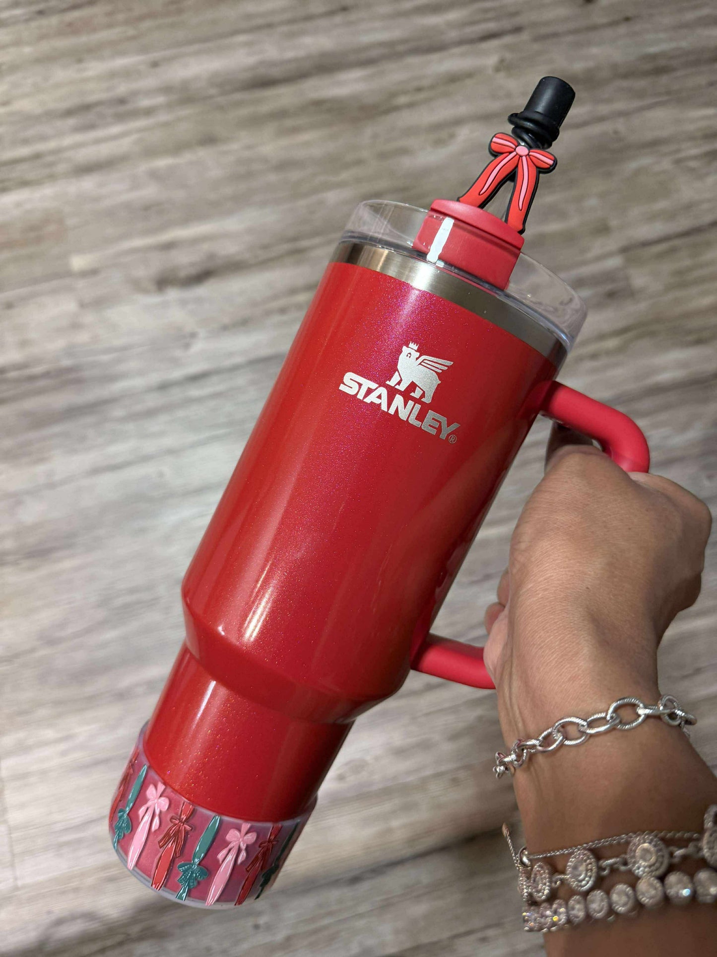 Ribbons & Bows Clear - 3D Silicone Tumbler Boot