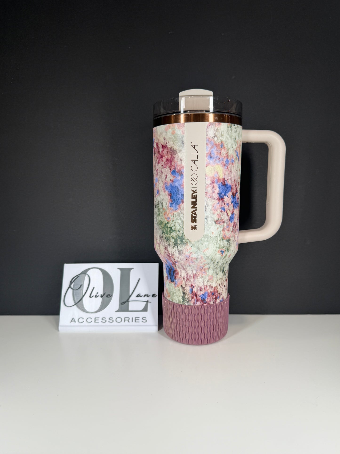 Mauve Metallic - WAVES Silicone Tumbler Boot