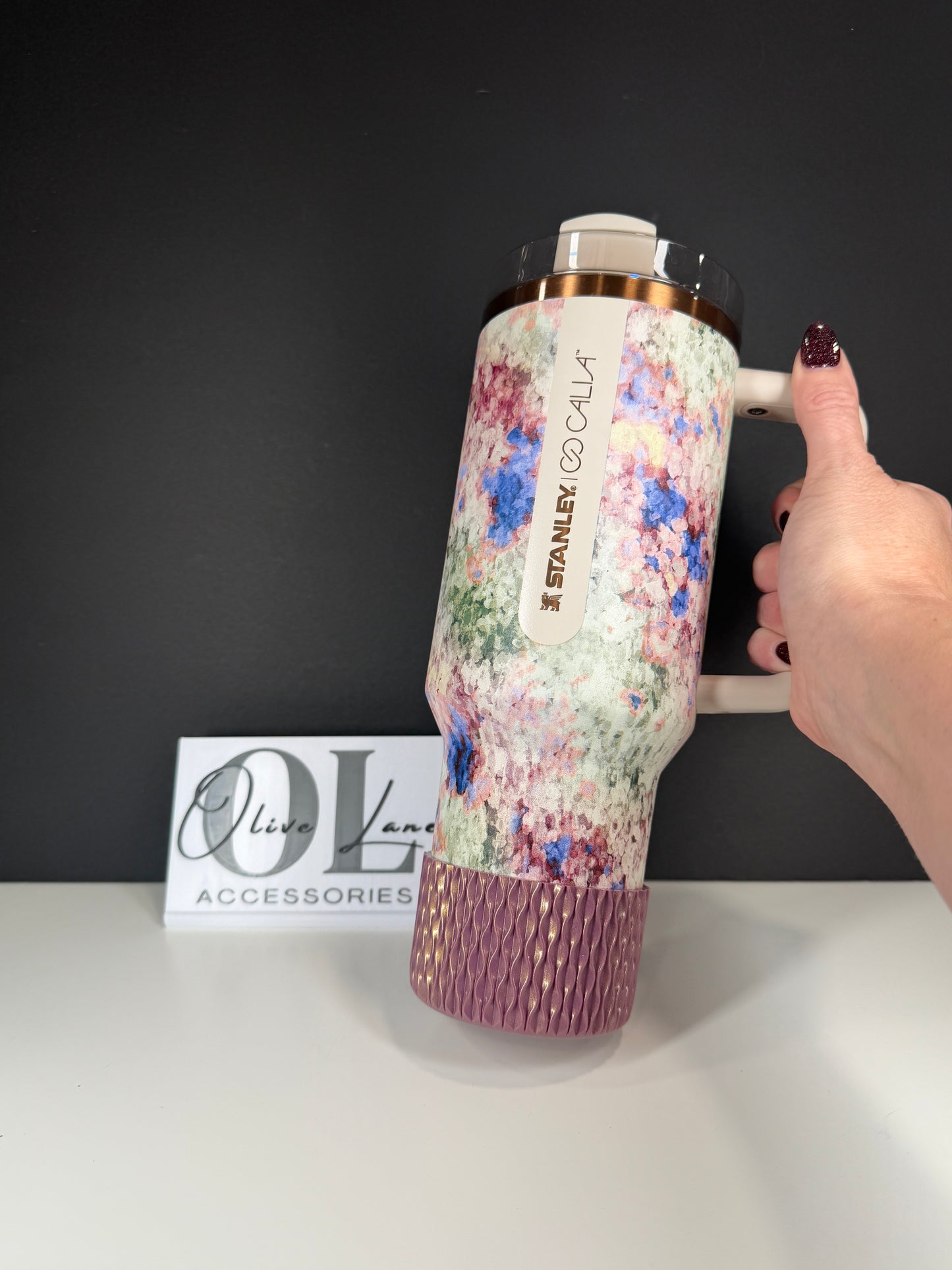 Mauve Metallic - WAVES Silicone Tumbler Boot