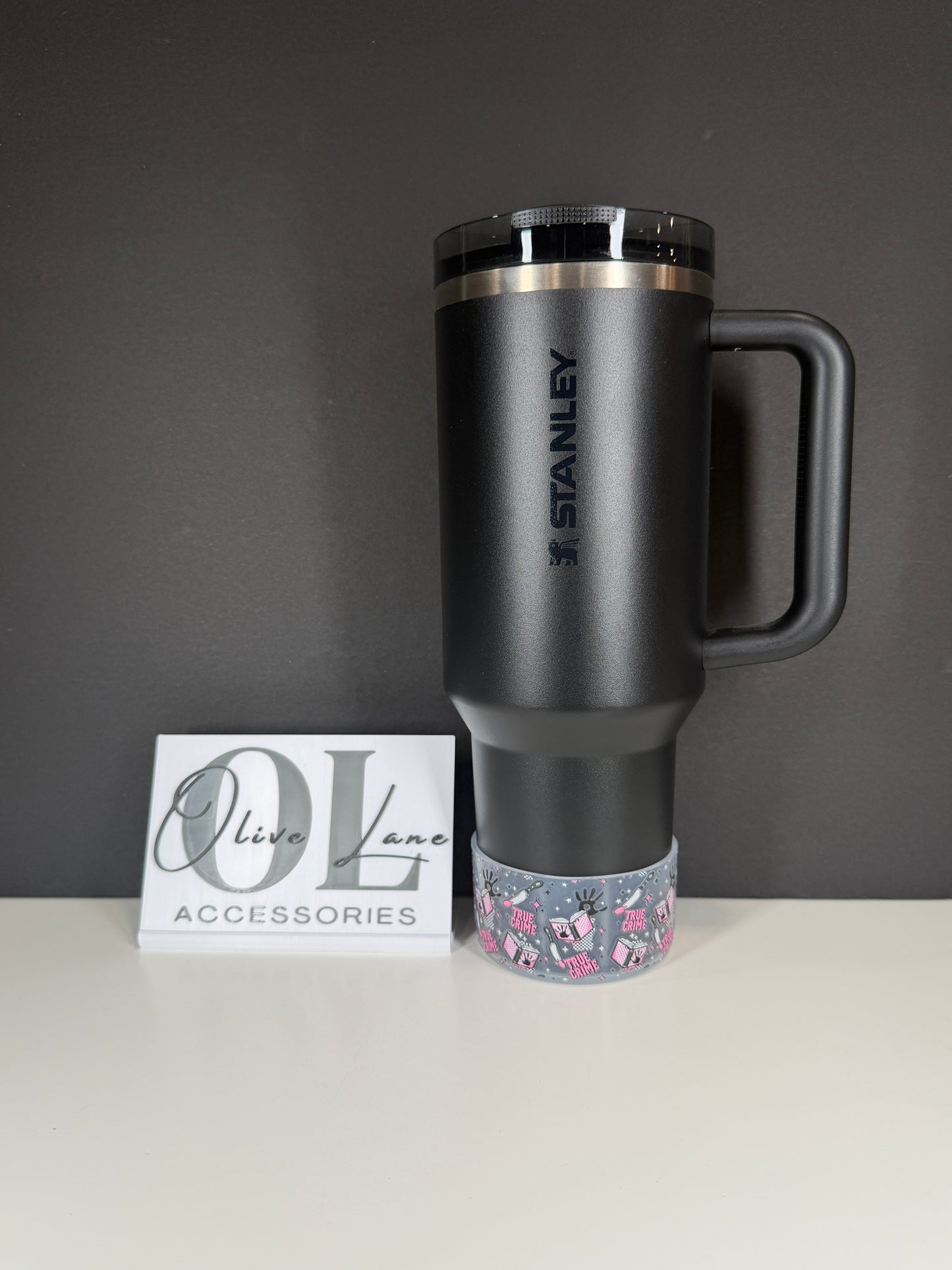 True Crime Clear - 3D Silicone Tumbler Boot