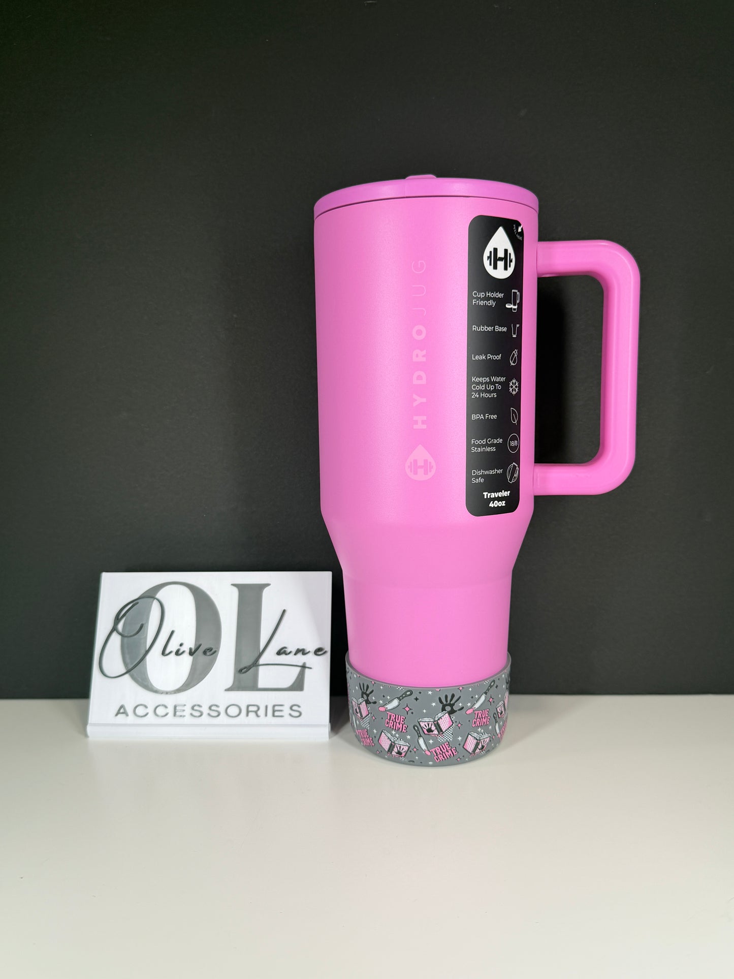 True Crime Grey - 3D Silicone Tumbler Boot