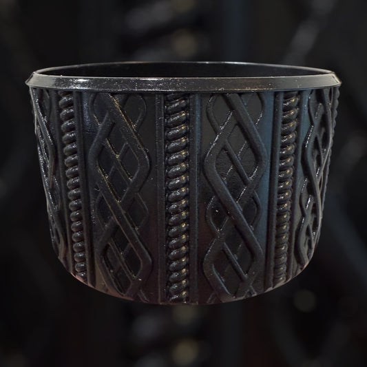 Black Metallic - SWEATER Silicone Tumbler Boot