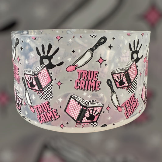 True Crime Clear - 3D Silicone Tumbler Boot