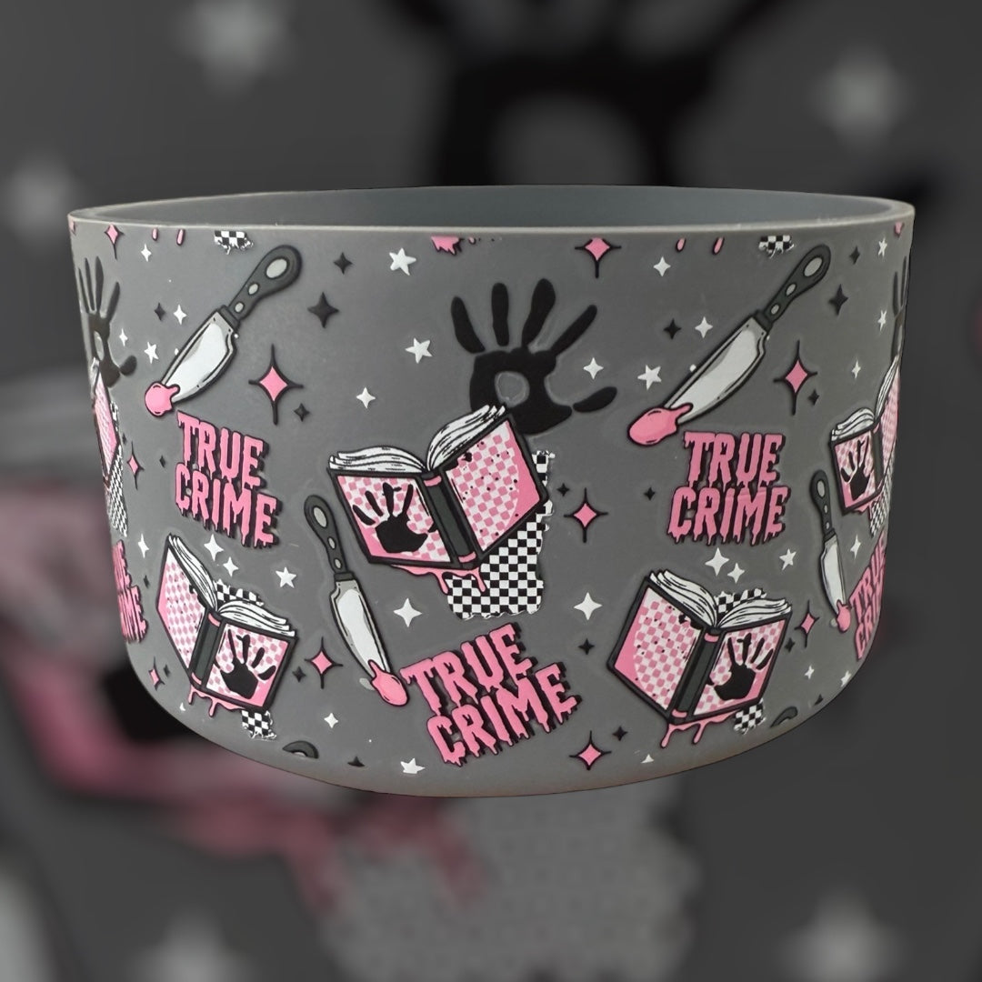True Crime Grey - 3D Silicone Tumbler Boot