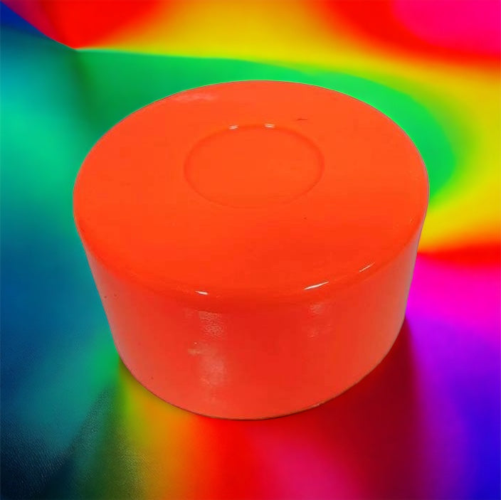 Glossy Bright Orange Silicone Tumbler Boot