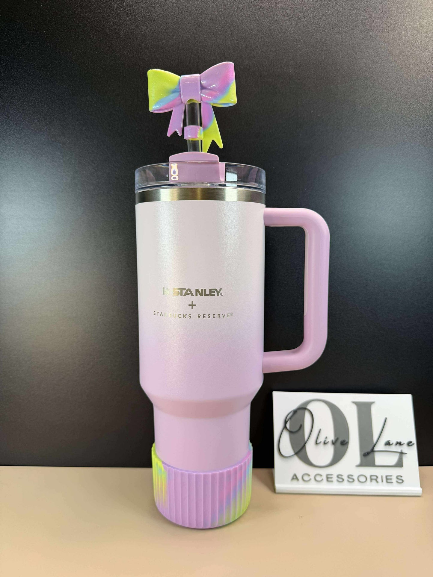 Pastel Swirl FLUTED Silicone Tumbler Boot