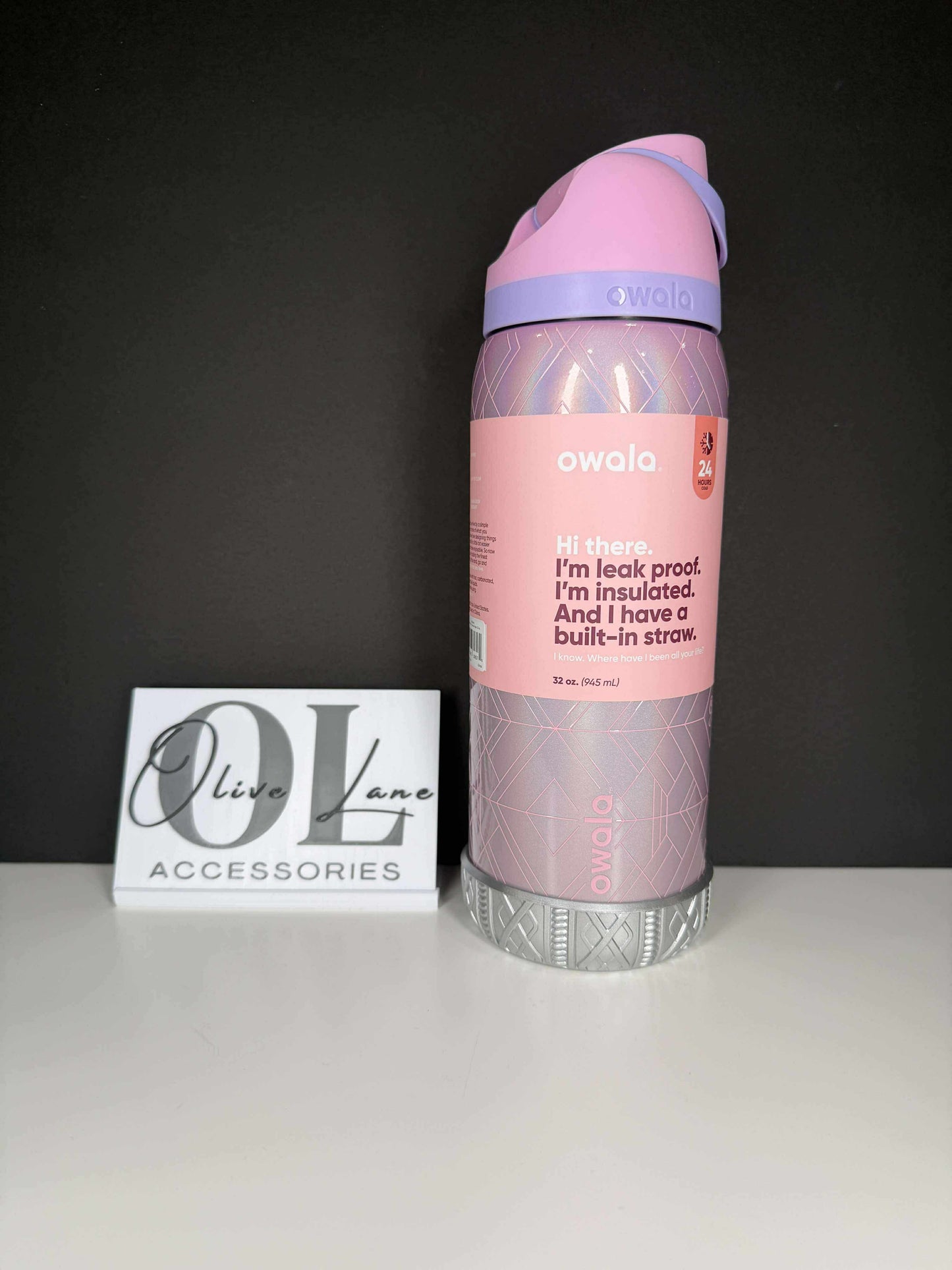 Silver Metallic Shorty Sweater 3.25"- Silicone Tumbler Boot