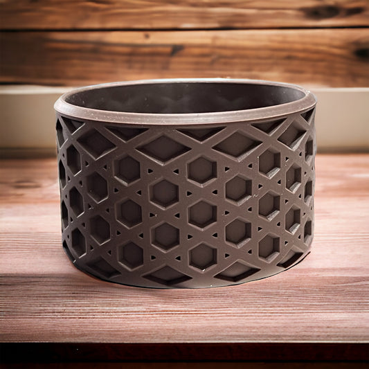 Chocolate Brown WAFFLE Silicone Tumbler Boot