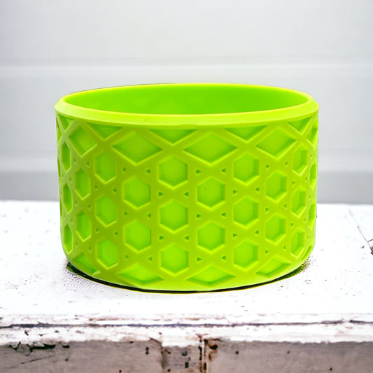 Bright Lime WAFFLE Silicone Tumbler Boot