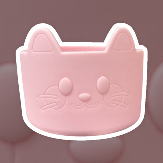 Solid Pink KITTY Silicone Tumbler Boot *READ DESCRIPTION*