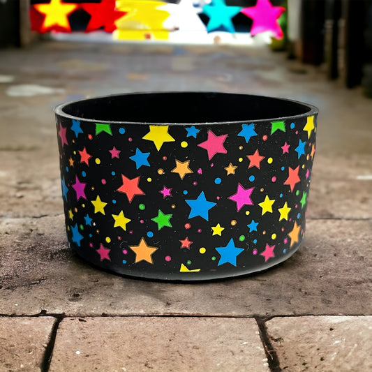 Neon Stars Silicone Tumbler Boot