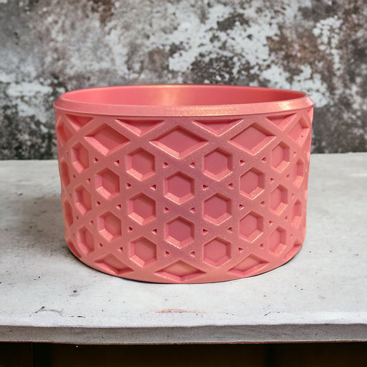 Blush Metallic WAFFLE Silicone Tumbler Boot