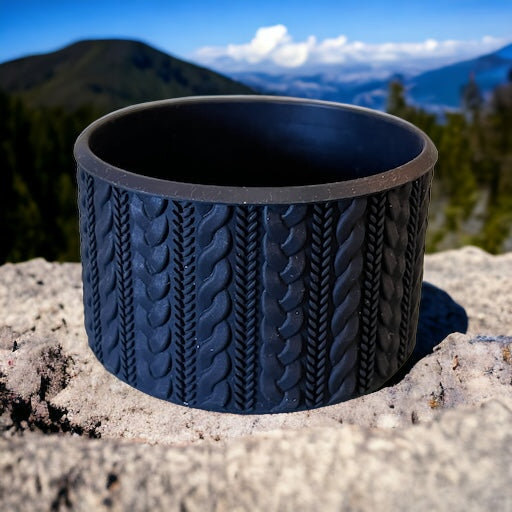 RUTH (Jet Black) SWEATER Silicone Tumbler Boot