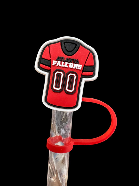 Falcons Jersey Silicone Straw Topper 10mm