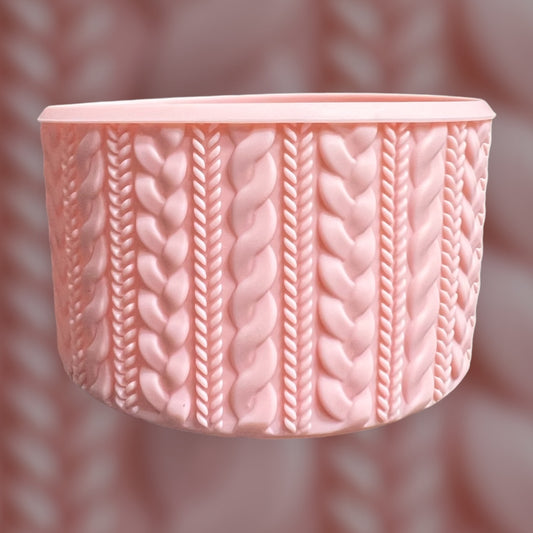 VICTORIA (Blush Pink) SWEATER Silicone Tumbler Boot