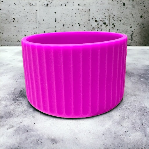 Violet Chamelean FLUTED Silicone Tumbler Boot