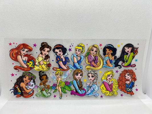 All the Princess UV DTF Wrap Decal