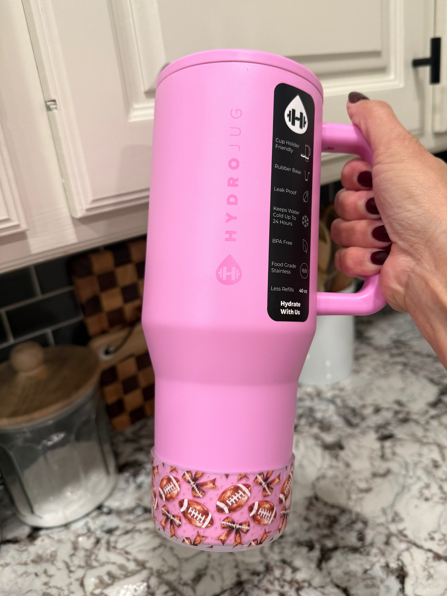 Bows Before Bros CLEAR - Silicone Tumbler Boot