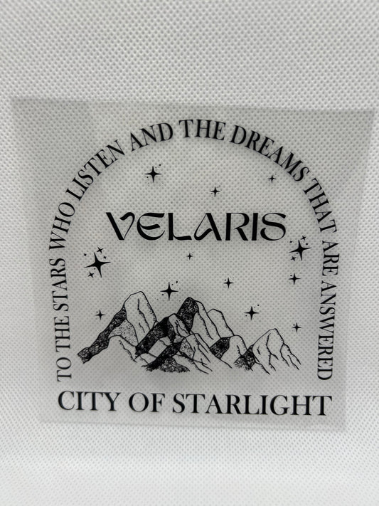 City Of Starlight UV DTF Decal