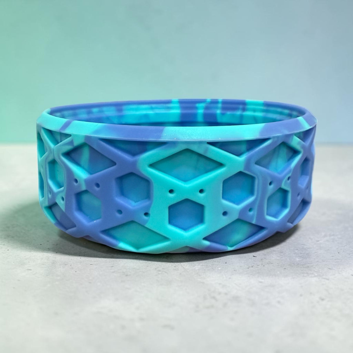 Ocean Breeze Shorty Waffle - Silicone Tumbler Boot