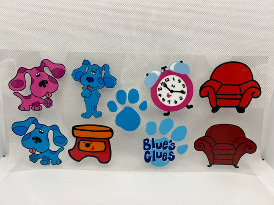 Blues Clues UV DTF Wrap Decal