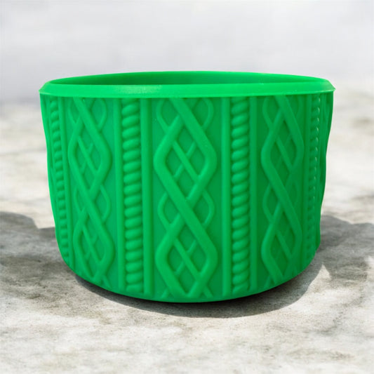 Christmas Green - SWEATER Silicone Tumbler Boot