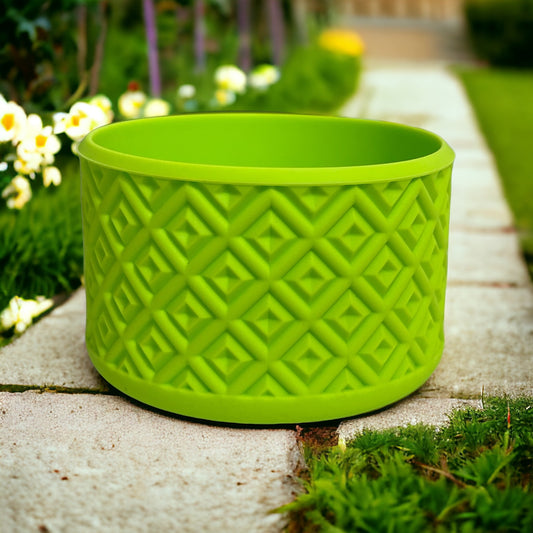 Bright Lime DIAMONDS Silicone Tumbler Boot