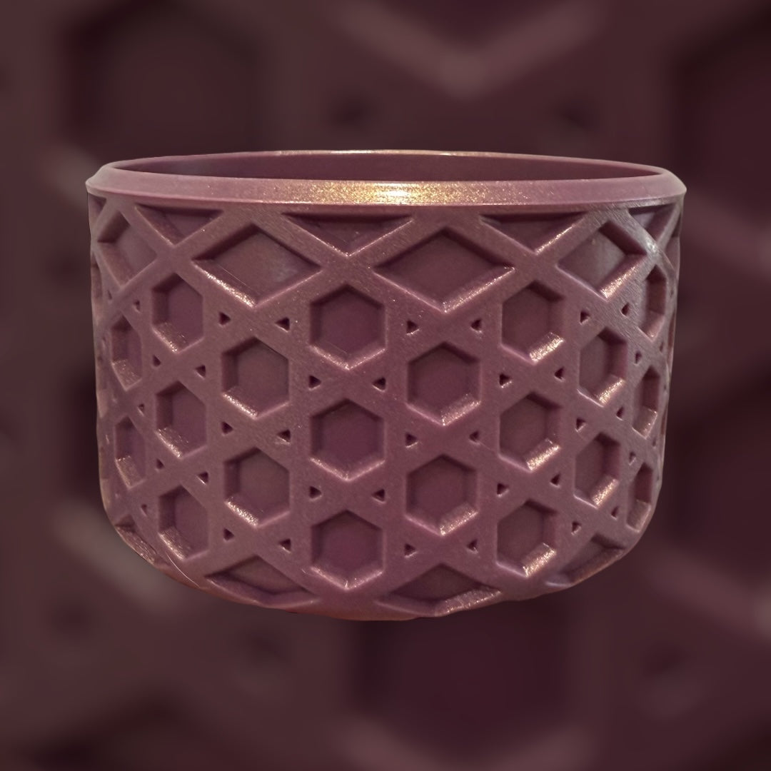 Mauve Metallic - WAFFLE Silicone Tumbler Boot