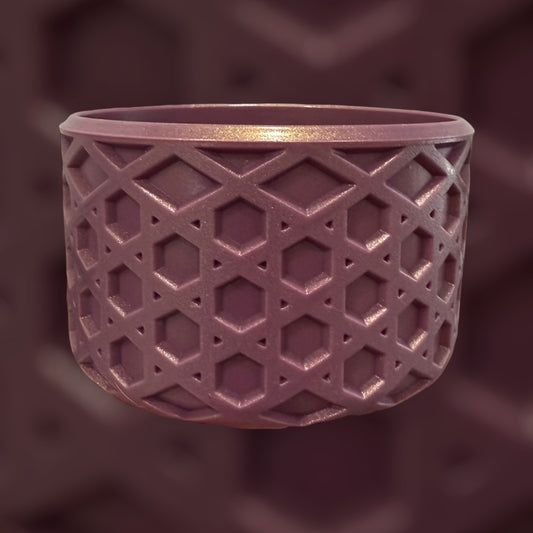 Mauve Metallic - WAFFLE Silicone Tumbler Boot