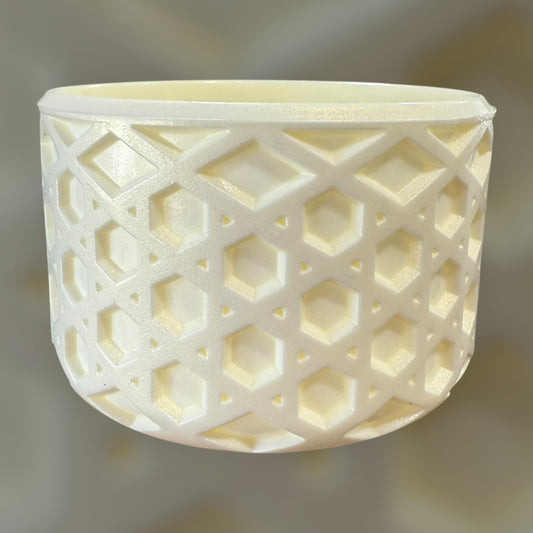 Cream Metallic - WAFFLE Silicone Tumbler Boot
