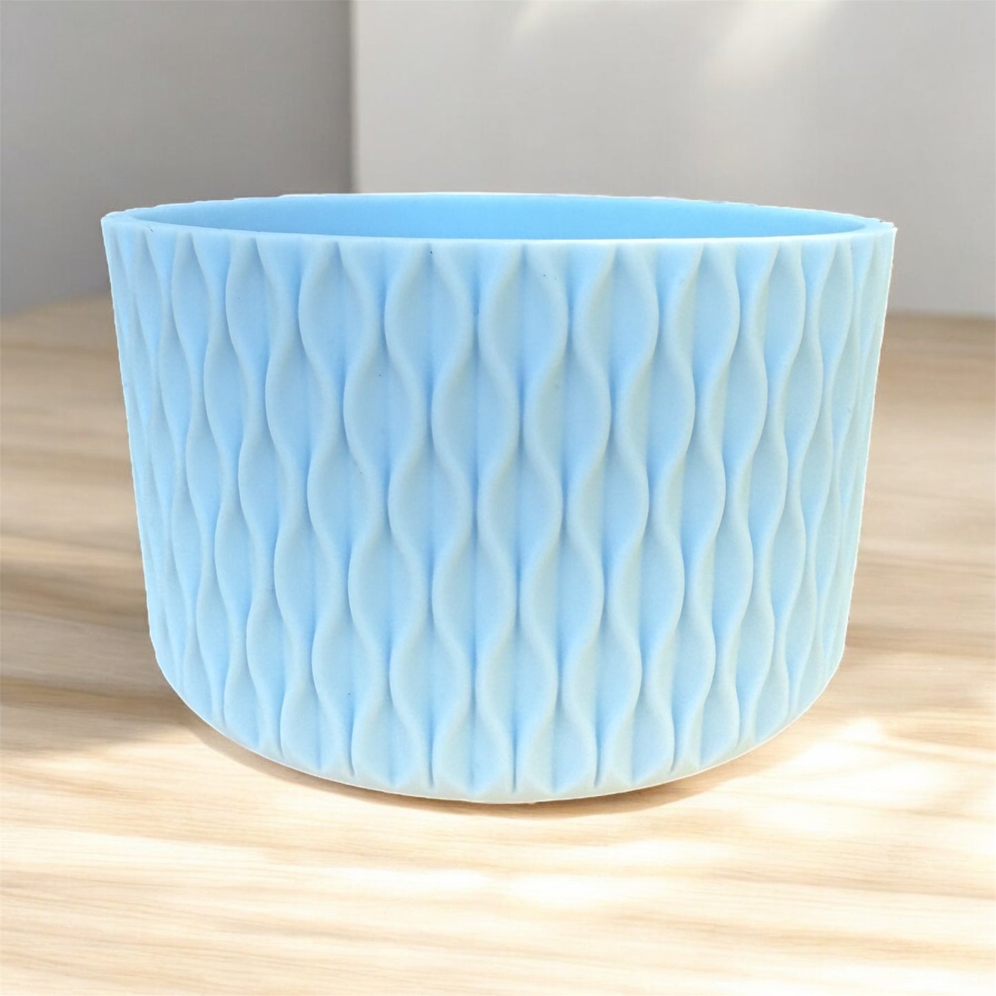 Everblooming Blue WAVES Silicone Tumbler Boot