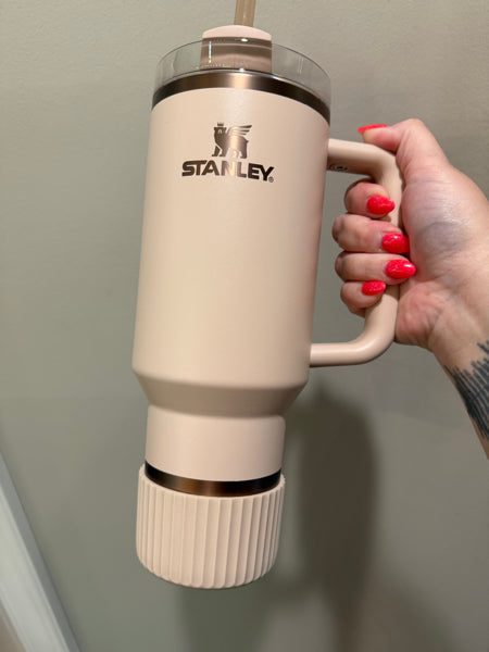 Rose Quartz FLUTED Silicone Tumbler Boot