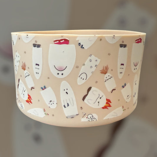 Ghostly All the Feels  - Silicone Tumbler Boot