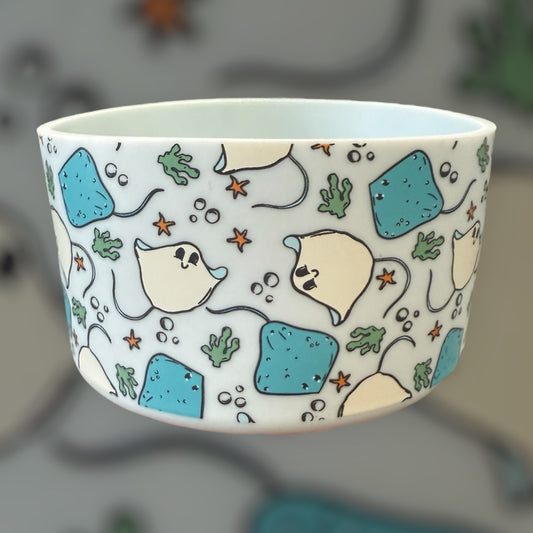 Smiling Stingray  - Silicone Tumbler Boot