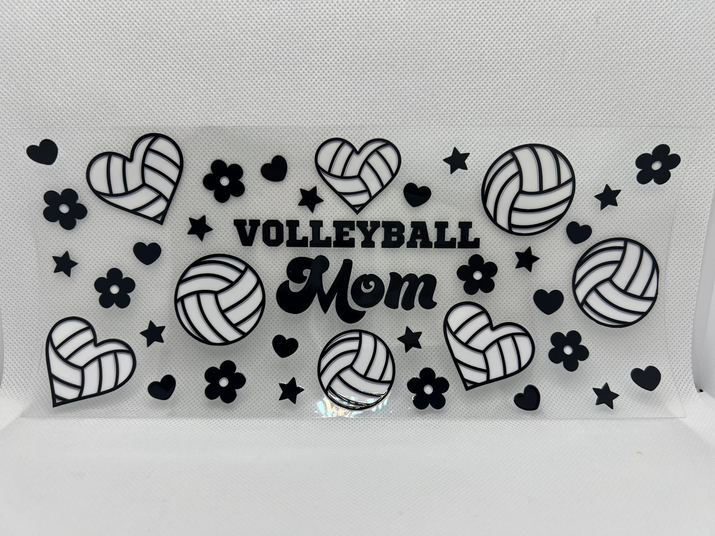 Volleyball Mom UV DTF Wrap Decal